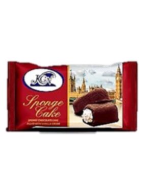 SPONGE CHOCOLATE CAKE WITH VANILLA CREAM  -12X30GX12